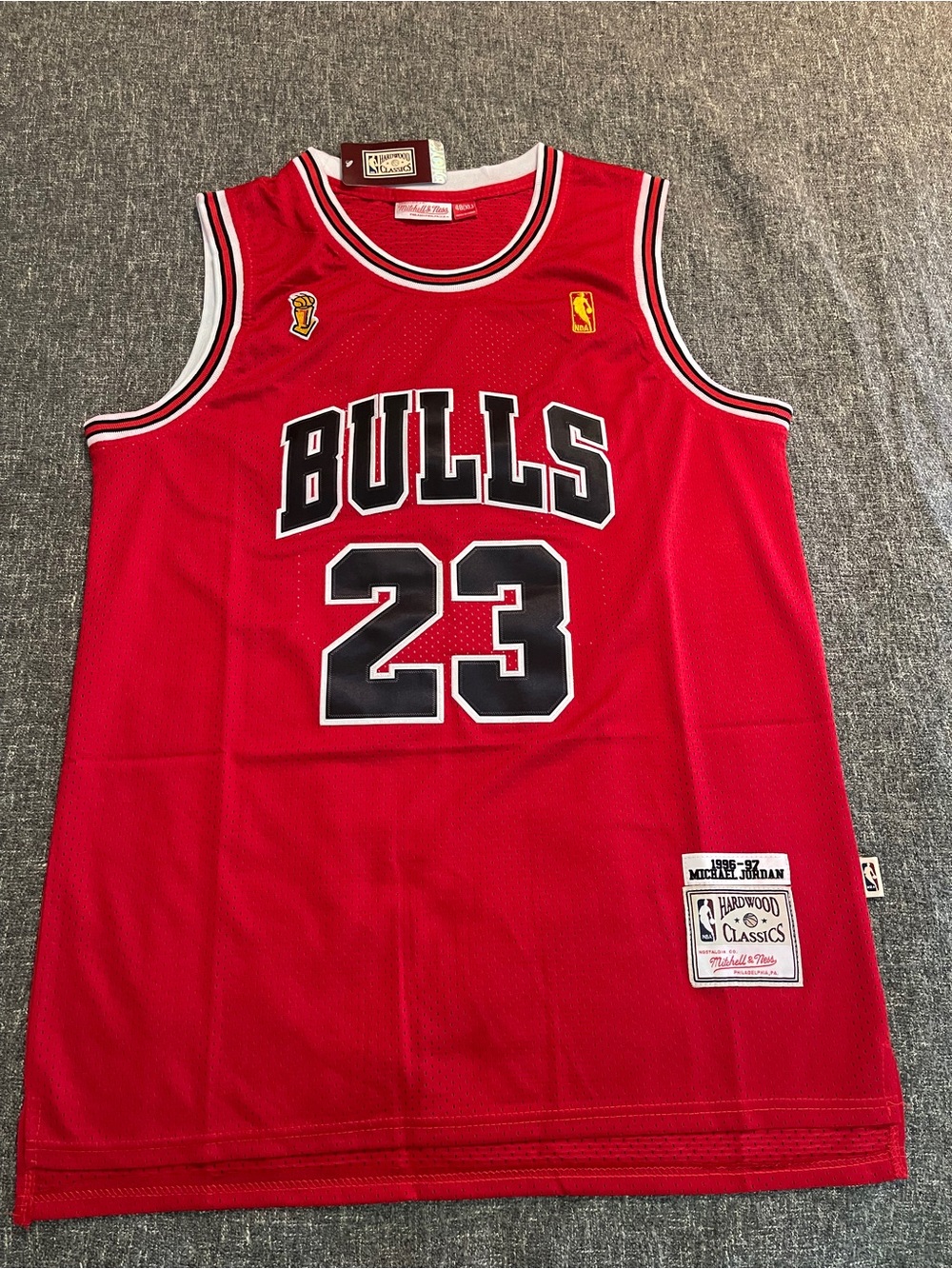 Mitchell & Ness Michael Jordan XL MEN Bulls red jersey